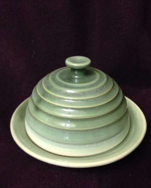 Beehive butterdish
