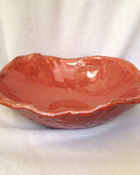 Red poppy bowl