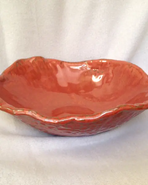 Red poppy bowl