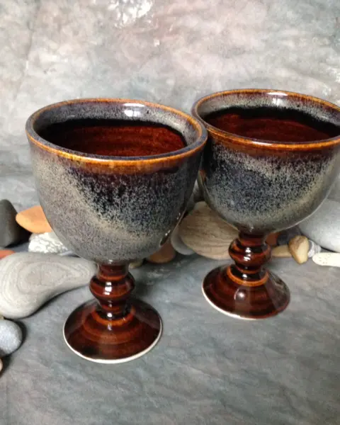 Bon Anniversaire goblets
