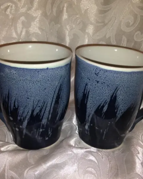 Blue streak mugs