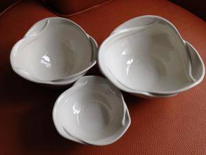 White Celtic bowls