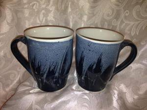 Blue streak mugs